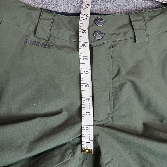 Burton AK Snow Pants Mens Small Green Cyclic Shell 2L Waterproof - Picture 7 of 13